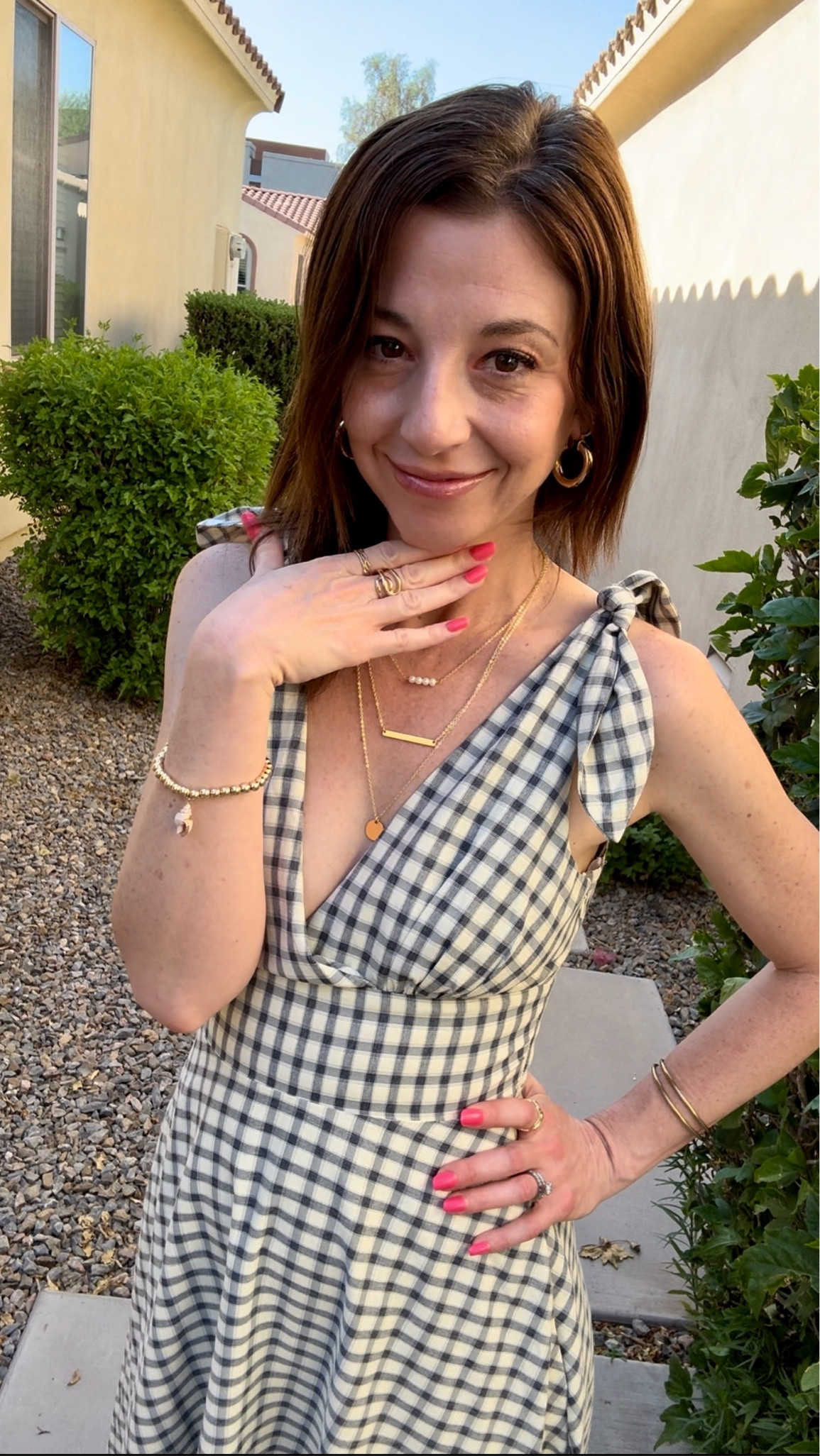 Summer Jewelry Look. Seashell Bracelet. Medium Hoop Earrings. Layered Necklace. 
✨
Fashion Finds. Casual Chic Style.
✨

#LTKSeasonal #LTKSummerSales #LTKStyleTip