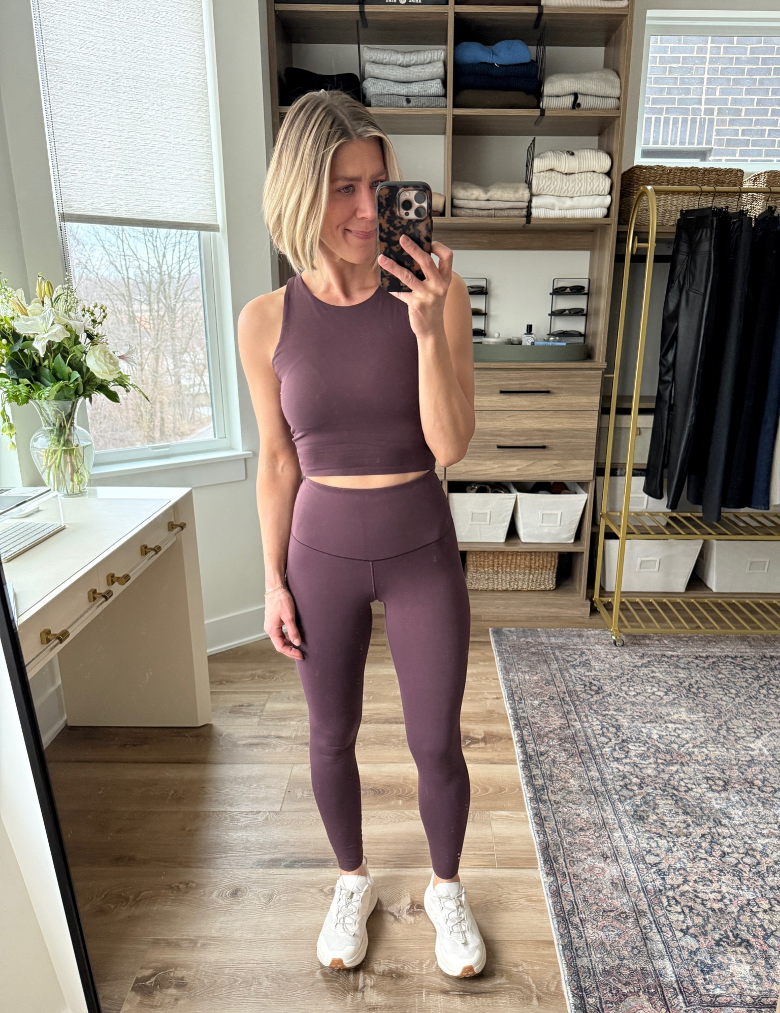 Wearing XS leggings, small active tank 

#LTKFindsUnder100 #LTKFitness #LTKStyleTip