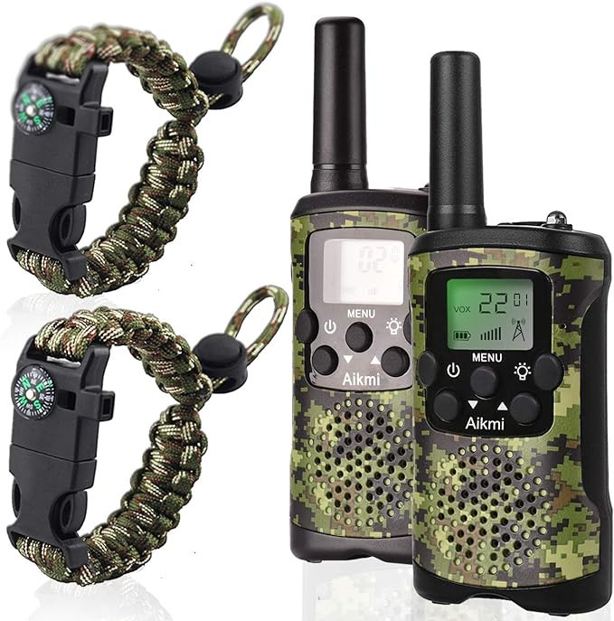 Gifts for Kids Aged 5-12 Boy Toys Kids Walkie Talkies 22 Channel 2 Way Radio 3 Miles Long Range f... | Amazon (US)