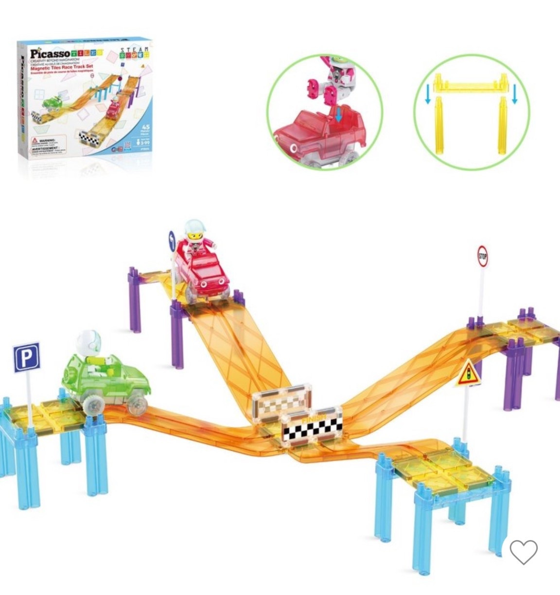 Magnetic race track toys #stemtoys #giftguide #screenfreeplay #boygifts #magnetictiles #magneticracetrack

#LTKKids #LTKSaleAlert #LTKGiftGuide