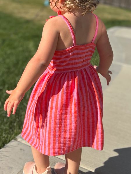 Harper’s new summer dress! Fits true to size! Shes wearing 18 months :)