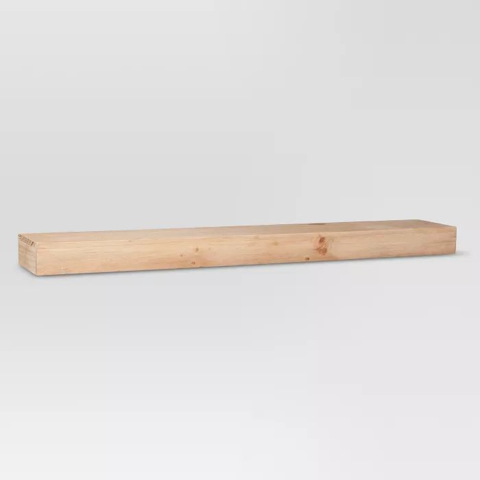 Wood Floating Shelf Pine - Threshold™ | Target