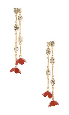 8 Other Reasons Wicked X Enchanted Droplet Earring in Red & Gold from Revolve.com | Revolve Clothing (Global)