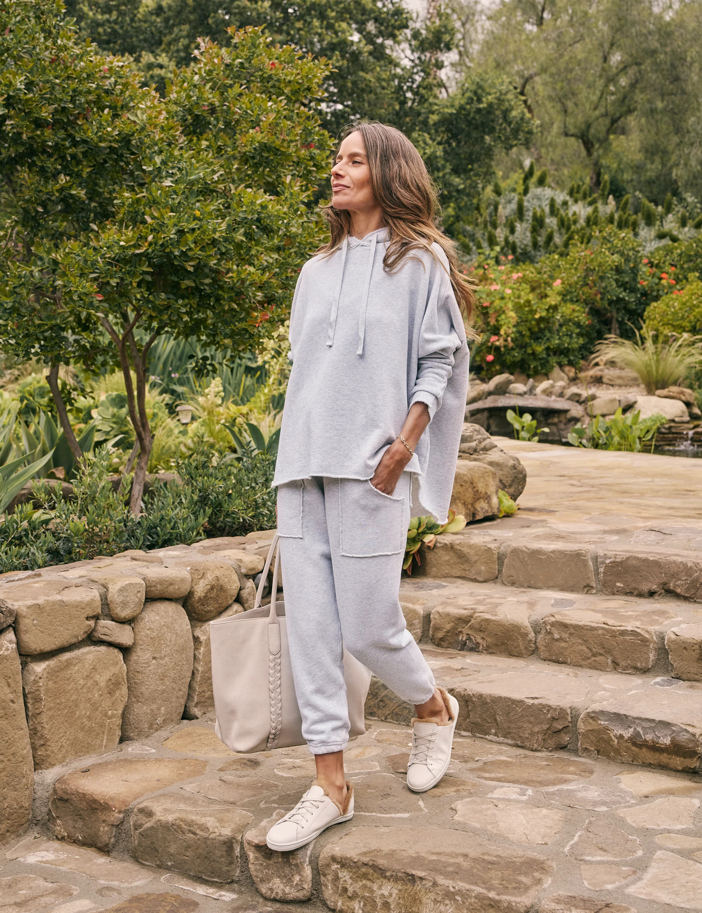 VENICE TRAVEL SET Gray Melange | Frank & Eileen