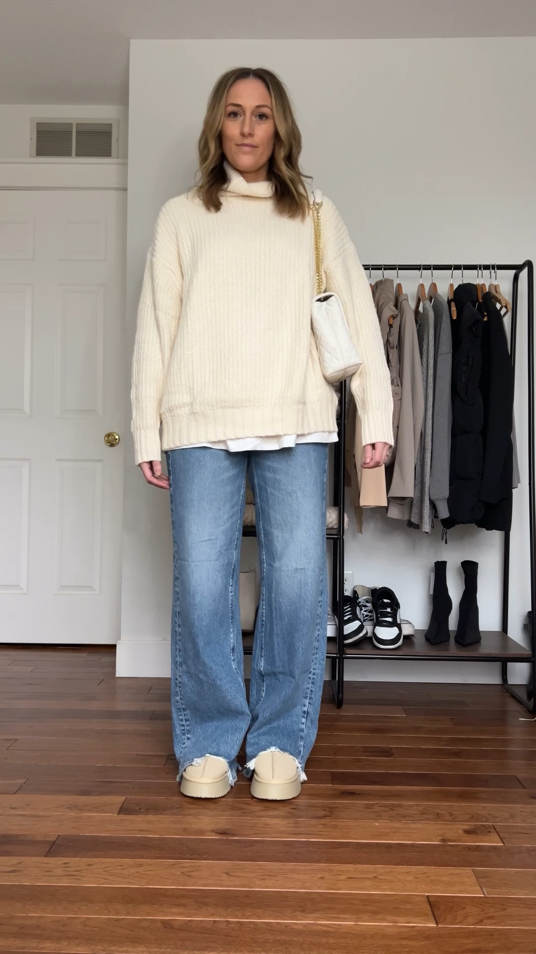 Everyday outfits. Easy outfits. Easy outfit ideas. Neutral basics. Fall outfits. Fall outfit idea. Casual outfits. Basic mom outfit. Casual outfit idea. Casual outfit. Everyday outfit. Mom outfit. Oversized sweater. Cropped straight jeans. Loafers. Chain crossbody bag.

#LTKFindsUnder50 #LTKFindsUnder100 #LTKSeasonal