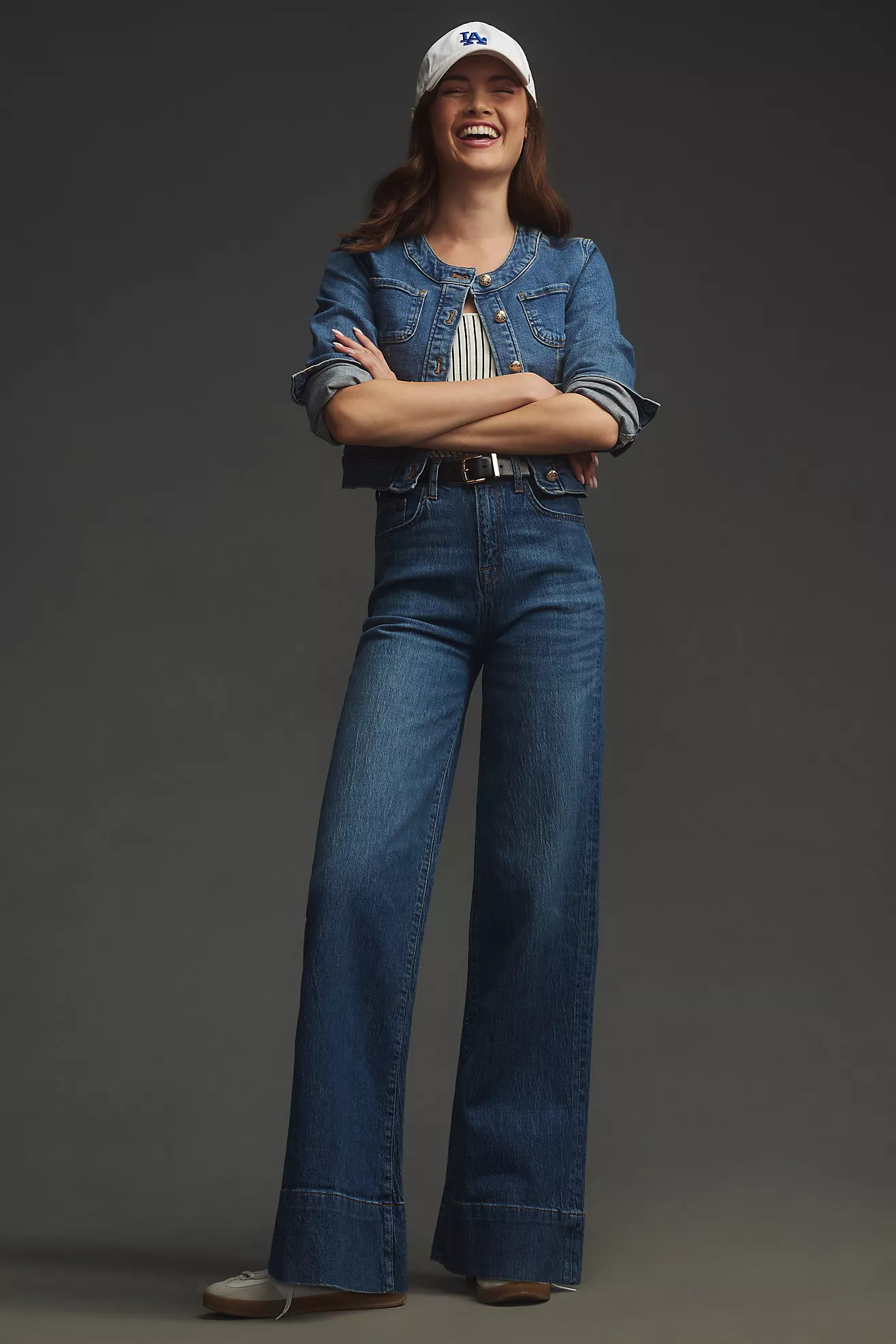 Triarchy Ms. Onassis High-Rise Wide-Leg Jeans | Anthropologie (US)