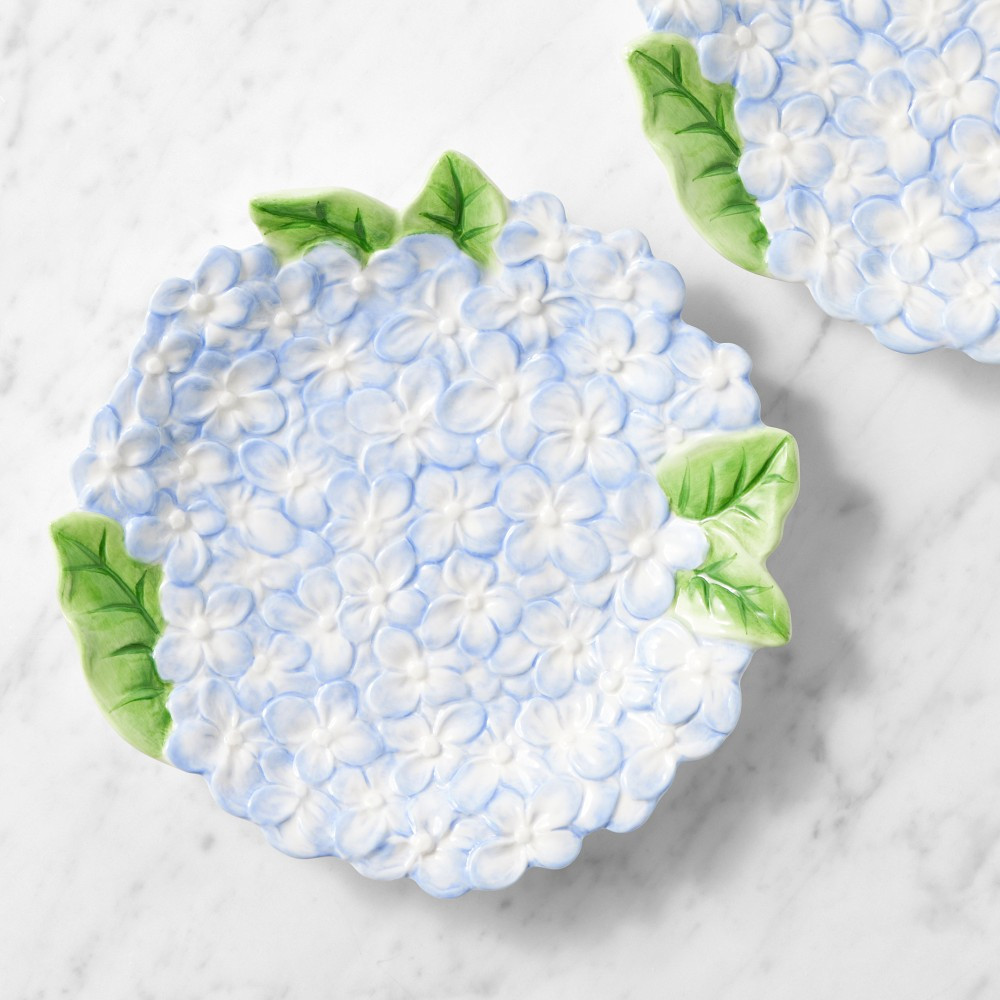 Hydrangea Figural Small Plates | Williams-Sonoma