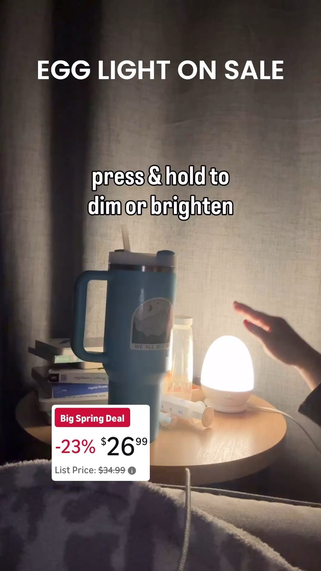 This egg light is a must for new moms but honestly for anyone! So nice for travel or using in bed for dim light. Holds a charge for a while and just so handy for middle of the night feeds / wake ups / etc with kids! 

Baby registry / baby shower gift 

Amazon big spring sale | #ad #founditonamazon @amazon 

#LTKBaby #LTKmomlife #LTKSaleAlert