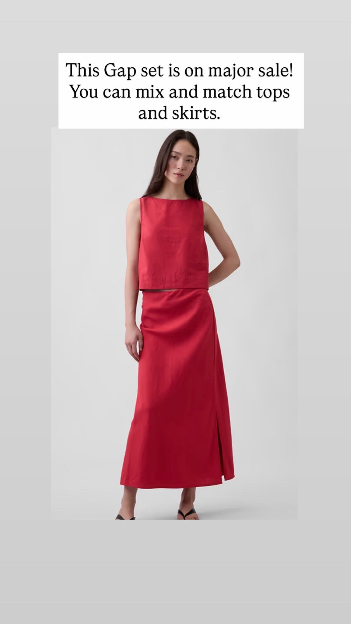 Linen Gap skirt and tops on major sale! I’m loving all the color & print options

#LTKSaleAlert #LTKWorkwear #LTKWedding