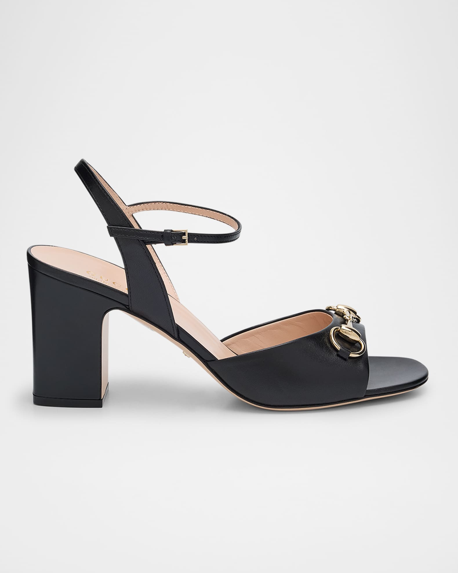 Lady Horsebit Leather Sandals | Neiman Marcus