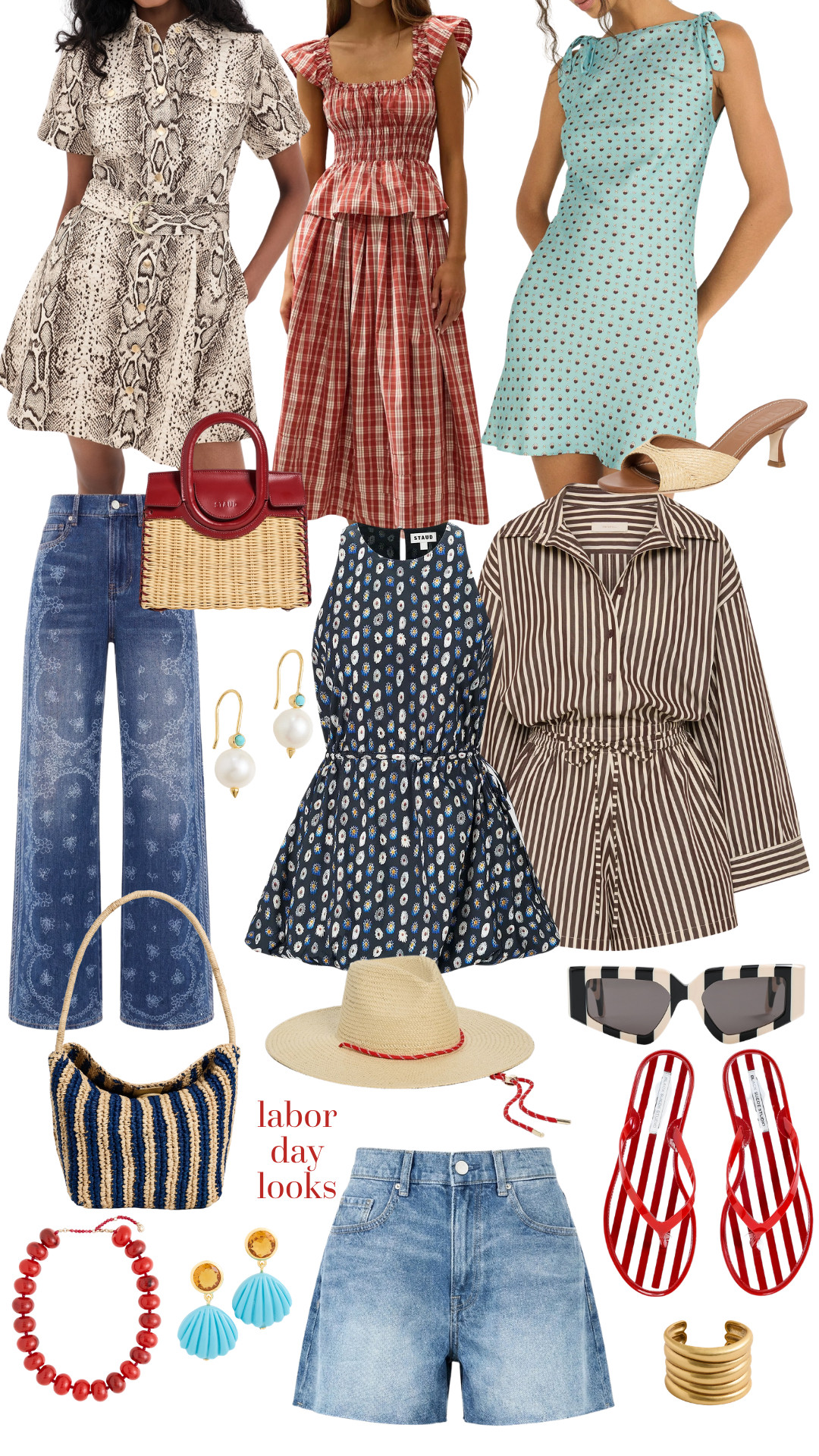 labor day looks for whatever you have planned 🇺🇸 from cookouts and beach days to something a little dressier. loving these festive pieces that still feel fun to wear long after the holiday! 

 #LTKgrwm #LTKootd