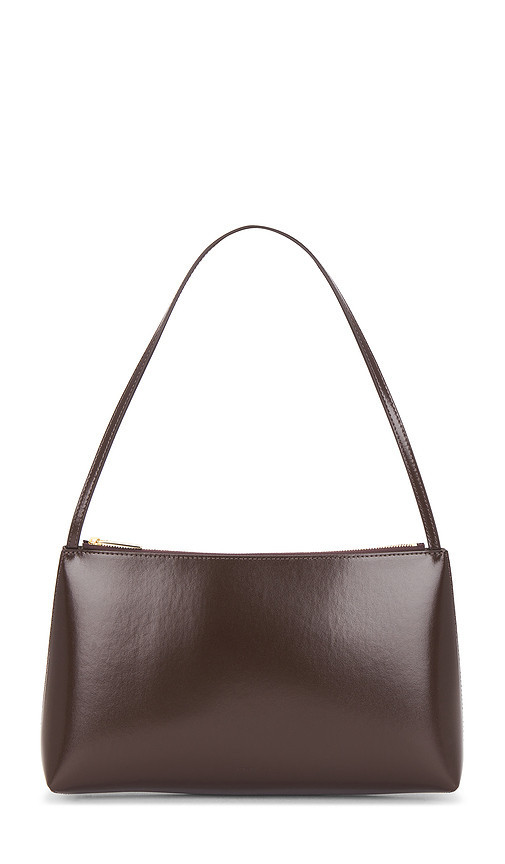Mansur Gavriel Large Gaia Shoulder Bag in Brown. | Revolve Clothing (Global)