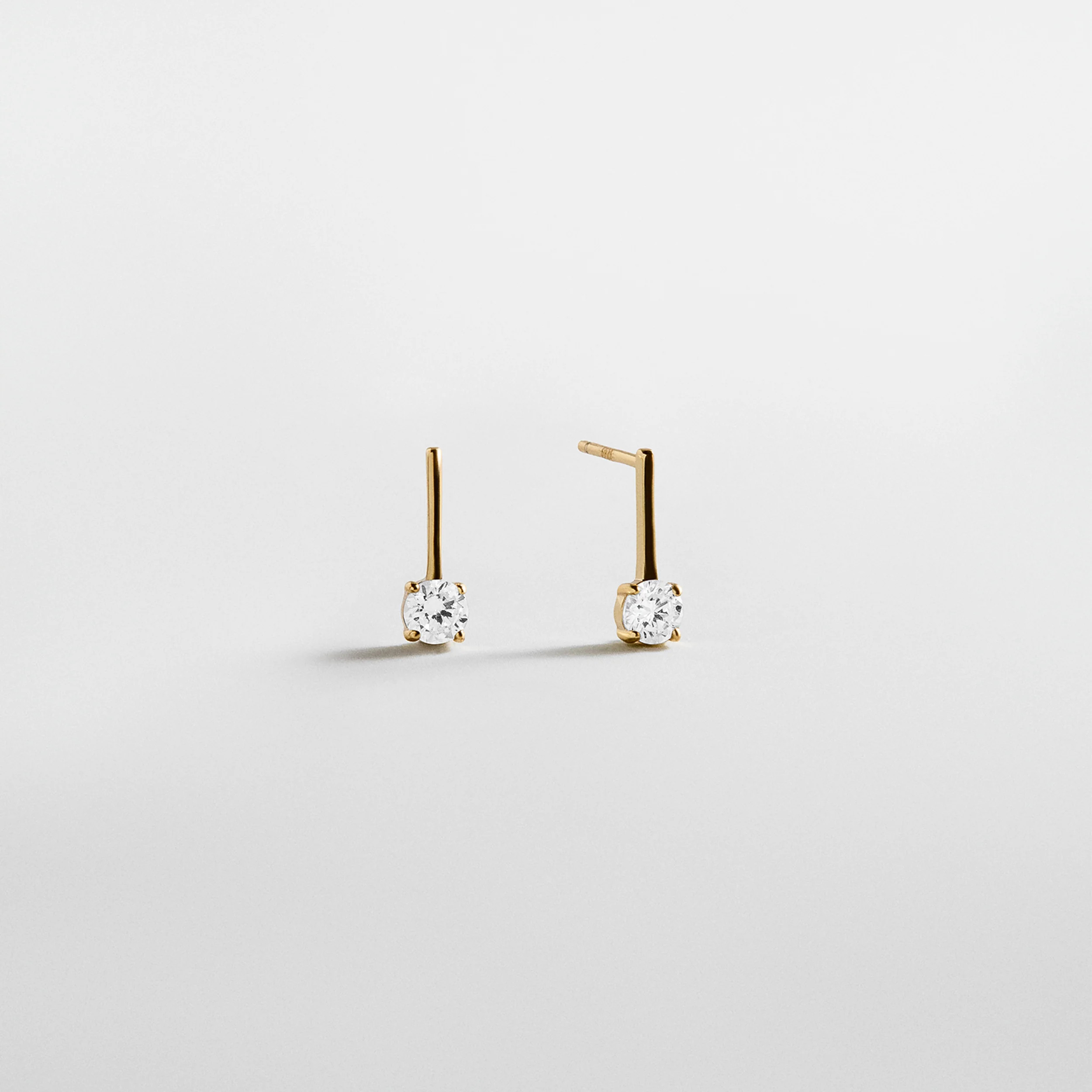 Kim 14K Gold Drop Earrings | BaubleBar