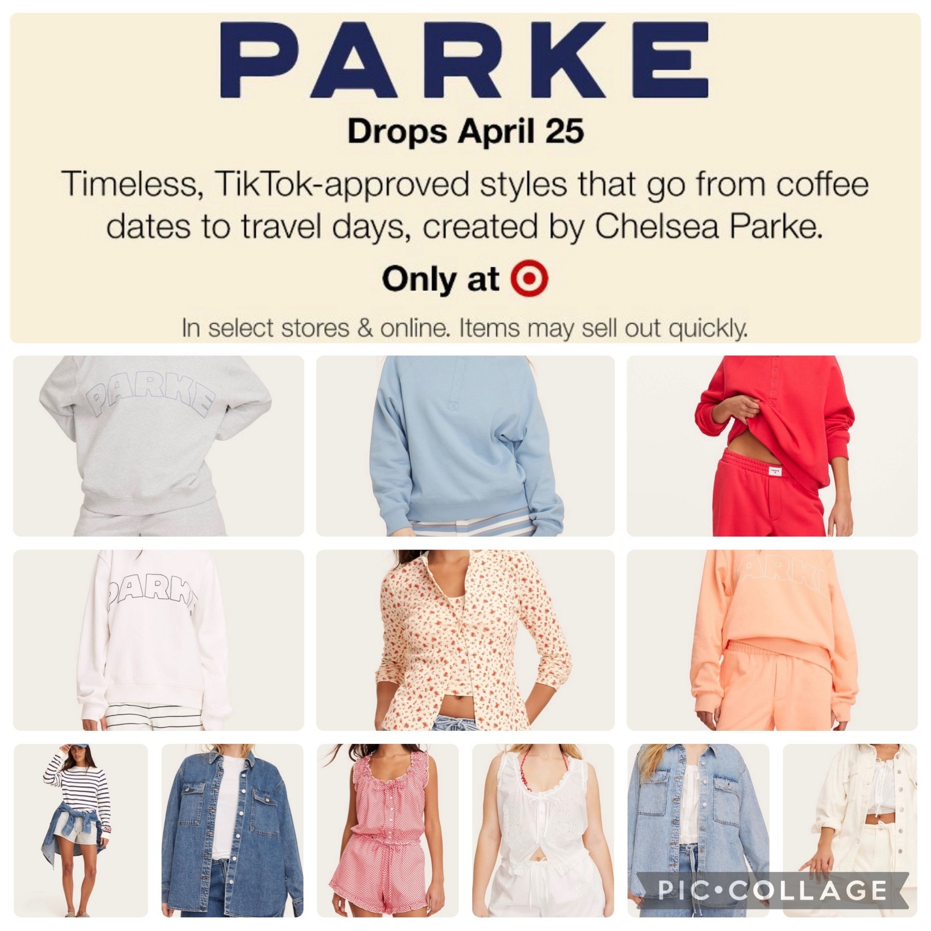 Chelsea Parke x Target dropping Saturday April 25th! I’ve linked some must have pieces for you!