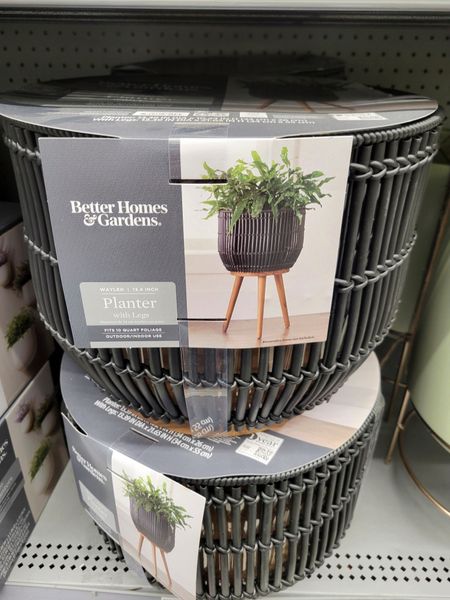 Better Homes & Gardens Black Round Resin Planter & Stand Set with Wood Legs (click the product to reveal 😍) - I love this basket & wood combo! Even though it's a planter I feel like it would be cute as a storage for throws.. add a top either glass or would & now you have a cute side table 🤪 Remember get a price drop notification if you heart a post/save a product 😉 

✨️ P.S. if you follow, like, share, save or shop my post (either here or @coffee&clearance).. thank you sooo much, I appreciate you! As always thanks sooo much for being here & shopping with me 🥹

| al fresca dining, sisterstudio, kathleen post, madewell, memorial day, susiewright, travel outfit, meredith hudkins, wedding guest dress summer, country concert outfit, summer outfits, travel outfit, summer outfits, spring haul, summer dresses 2024, 2024 trends, 2024 summer, studio mcgee, brightroom, dinning table, dinning room, dinning room light, dinning room table, dinning chairs, dinning table decor, dinning room decor, dinning room chairs, dinning room rug, walmart home, neutral dinning room rug, neutral, neutral bedroom, round dinning tabel, walmart patio, walmart planter, walmart finds, walmart furniture, walmart outdoor, mainstays, Thyme and Table, opalhouse, threshold, target decor, home finds, boho, boho home decor, boho home inspo, kitchen inspo, living room inspo, home inspo, budget friendly, hone decor under, on sale, on clearance | 

#LTKxelfCosmetics #LTKGiftGuide #LTKFestival #LTKSeasonal #LTKActive #LTKVideo #LTKU #LTKover40 #LTKhome #LTKsalealert #LTKmidsize #LTKparties #LTKfindsunder50 #LTKfindsunder100 #LTKstyletip #LTKbeauty #LTKfitness #LTKplussize #LTKworkwear #ltkunder100 #LTKswim #LTKtravel #LTKshoecrush #LTKitbag #LTKbaby#LTKbump #LTKkids #LTKfamily #LTKmens #LTKwedding #LTKbrasil #LTKaustralia #LTKAsia #LTKbaby #LTKbump #LTKfit #ltkunder50 #LTKeurope #liketkit @liketoknow.it https://liketk.it/4HW5P
