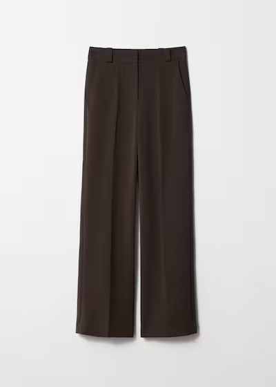 Flared Press-Crease Wool Trousers | & Other Stories - US
