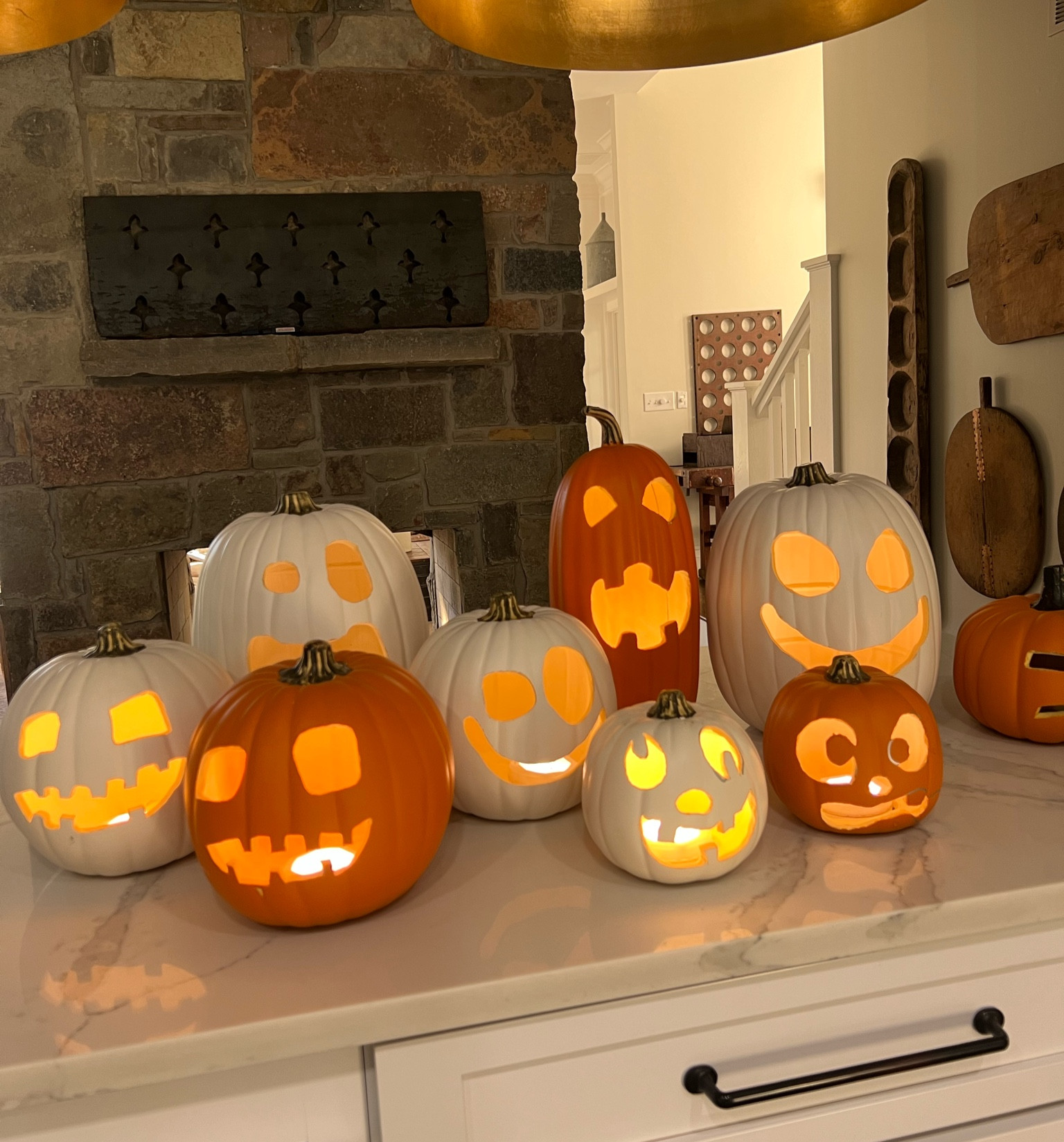 It’s Fall y’all!! That means Jackolantern season! Get your hot knife preheated because these faux pumpkins are a game changer. So glad I made these last year. I got the styrofoam pumpkins and hot knife  at Michael’s and the LED lights from Amazon. Perfect Halloween craft to do now! 

#LTKHoliday #LTKSeasonal #LTKHalloween