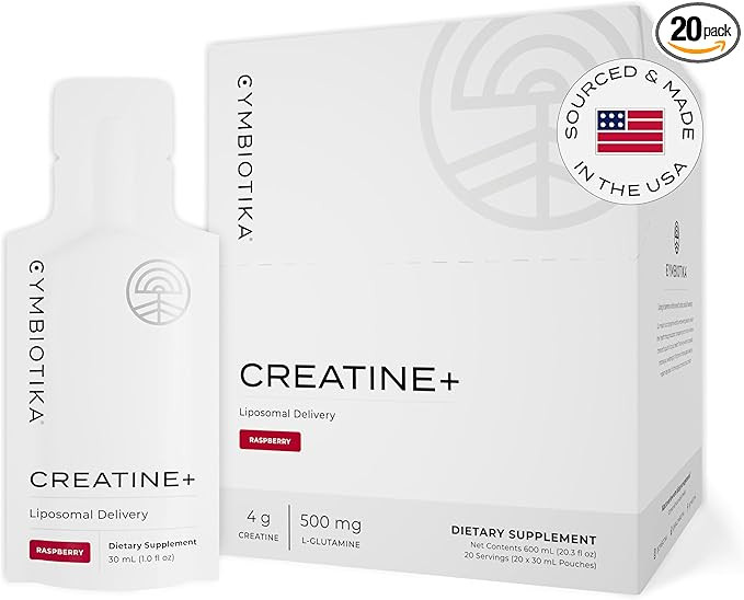 CYMBIOTIKA Creatine+, Creatine and Glutamine Supplement for Amino Energy, Recovery, Muscle Mass &... | Amazon (US)