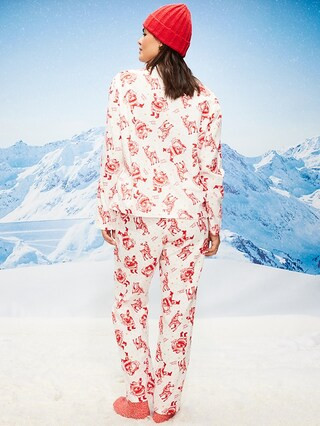 Printed Flannel Pajama Pant Set for Women | Old Navy (CA)