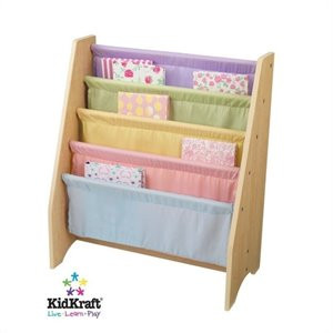 KidKraft Pastel Sling Bookshelf | Cymax