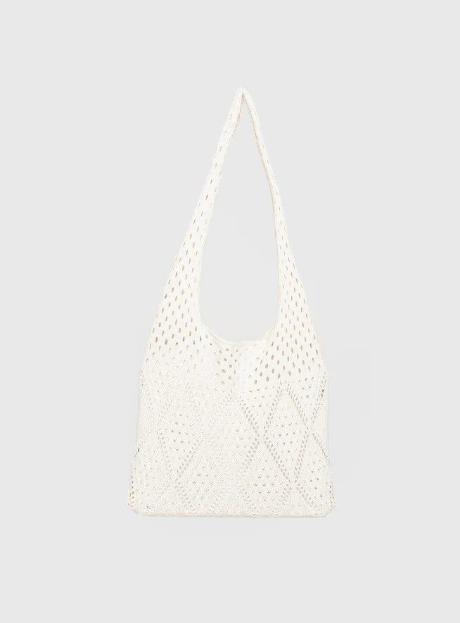 Ballentine Tote Bag Cream | Princess Polly US