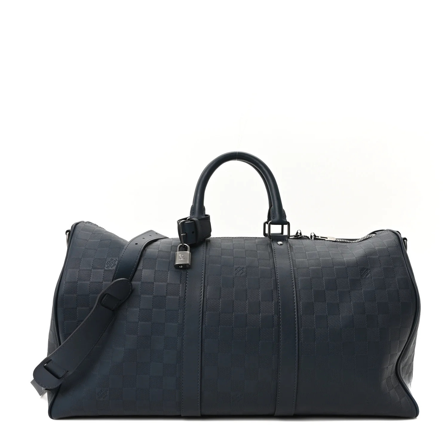 Damier Infini Keepall Bandouliere 45 Cosmos | FASHIONPHILE (US)