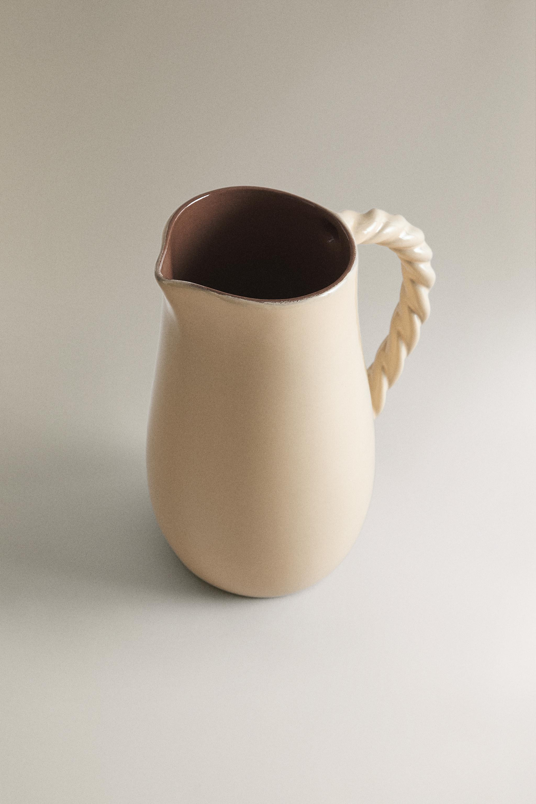 WOVEN TERRACOTTA PITCHER | Zara US