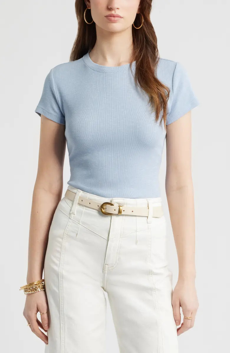 Tuckable Rib Baby Tee | Nordstrom