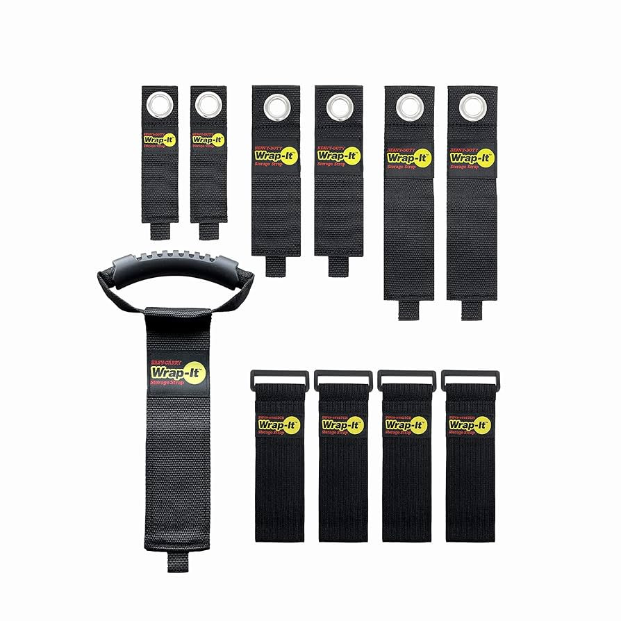 Wrap-It Storage Garage Organization Value Pack - Assorted Storage Straps for Cord and Hose Storag... | Amazon (US)