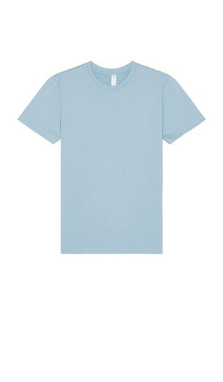alo Conquer Crewneck Short Sleeve in Blue. - size L | Revolve Clothing (Global)