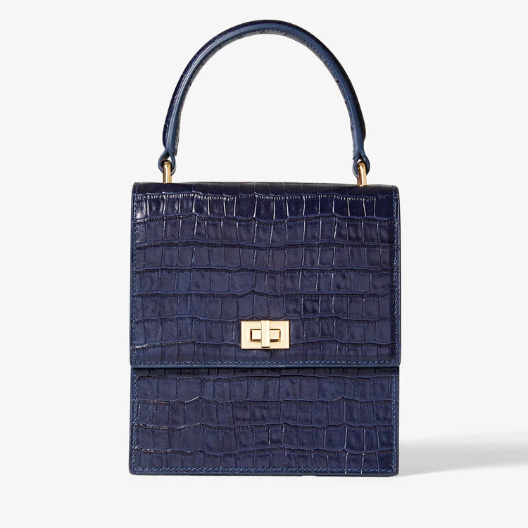 The Mini Lady Bag Croc Embossed | Neely & Chloe