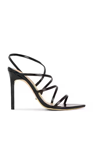 Milana Sandal in Black Crinkle | Revolve Clothing (Global)