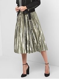 Metallic midi skirt | Gap US