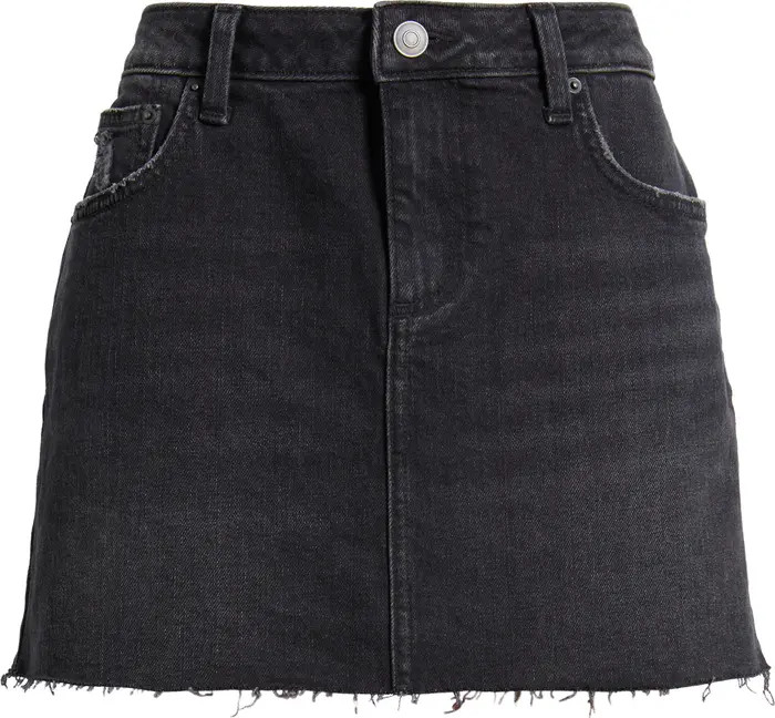 BP. Raw Hem Denim Miniskirt | Nordstrom | Nordstrom