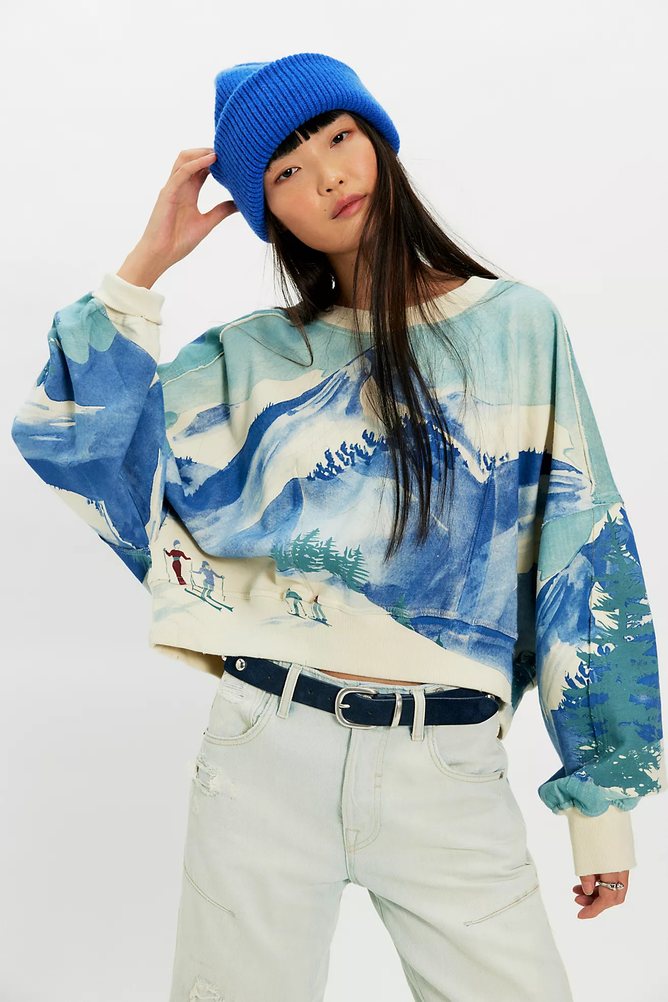 Gaia Sweatshirt | Free People (Global - UK&FR Excluded)