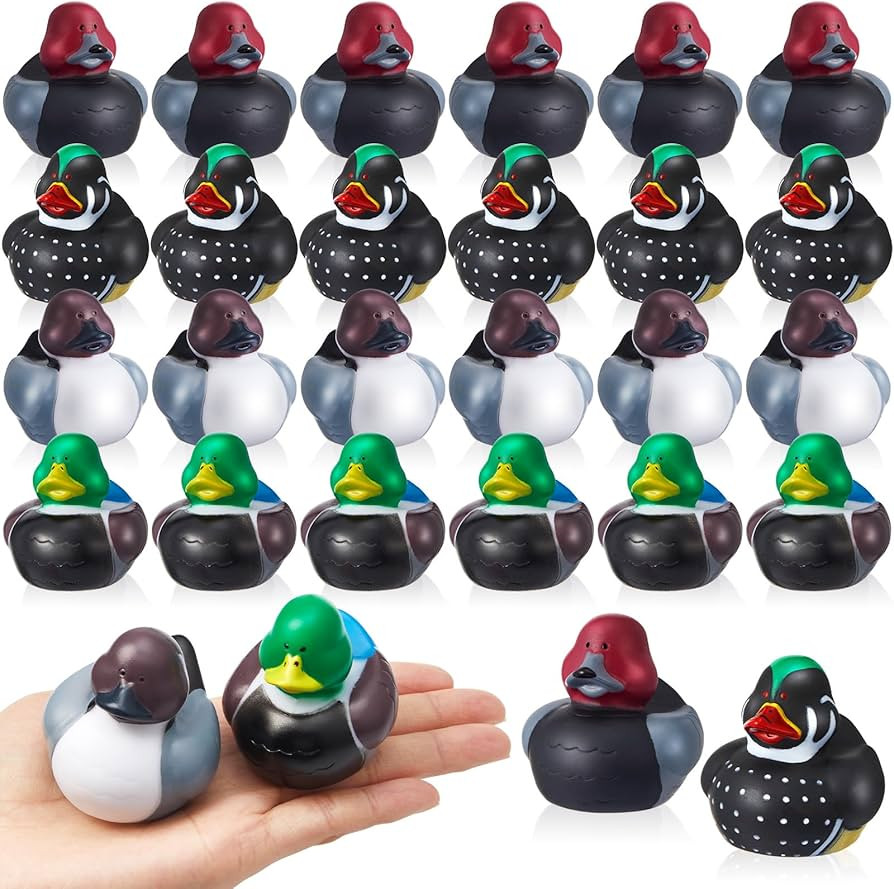 DEEKIN 50 Pcs Family Mallard Rubber Duck 2 Inch Cool Floating Decoy Rubber Ducks Adorable Soft Ba... | Amazon (US)