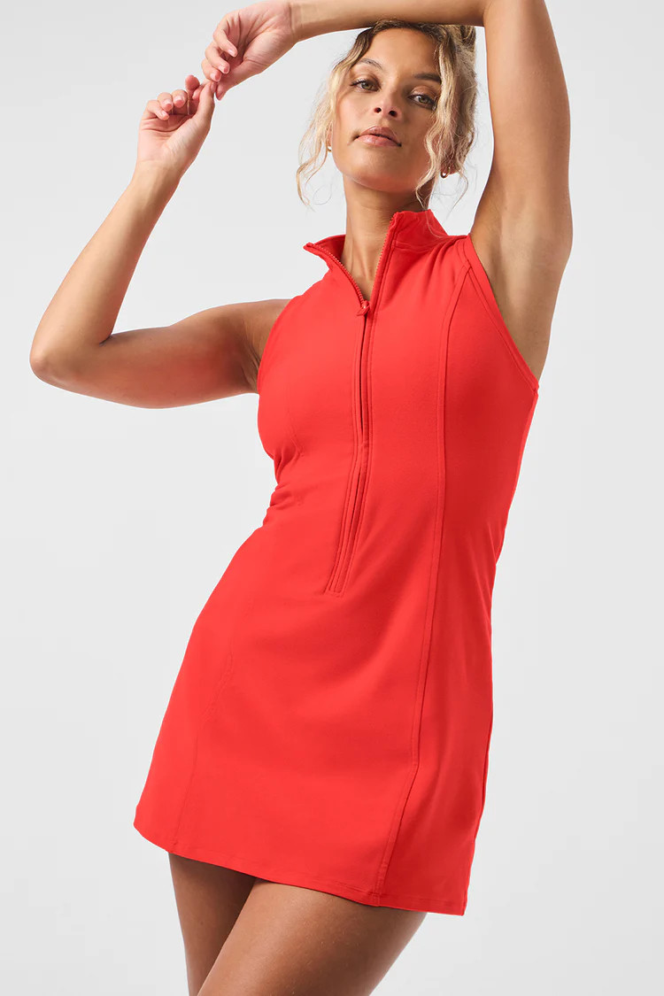 Alosoft Carefree 1/2 Zip Dress | Alo Yoga (US)