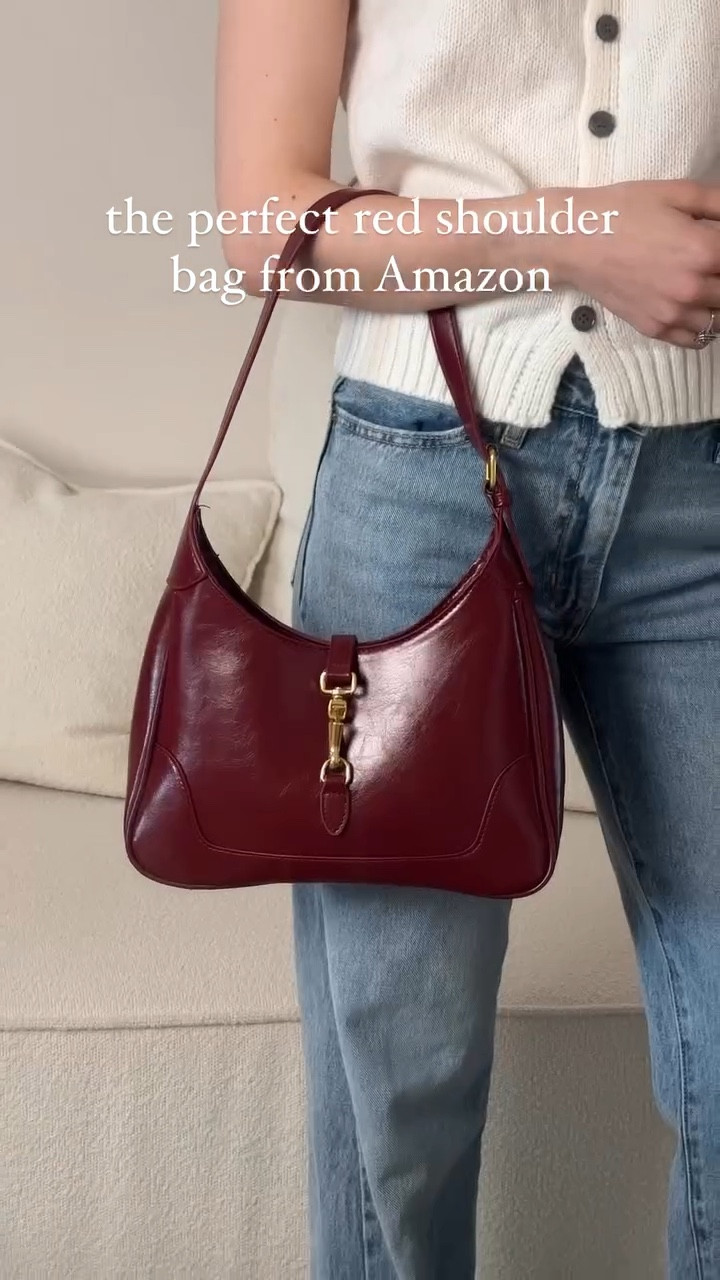 The cutest under $30 red shoulder bag from Amazon! 

#LTKFindsUnder50 #LTKStyleTip #LTKItBag