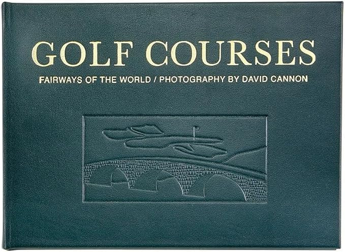 Graphic Image Golf Courses Traditional Leather Book | Amazon (US)