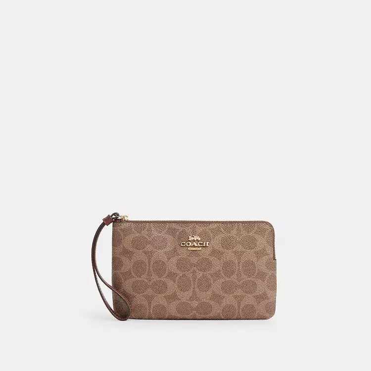 Large Corner Zip Wristlet | Coach Outlet US
