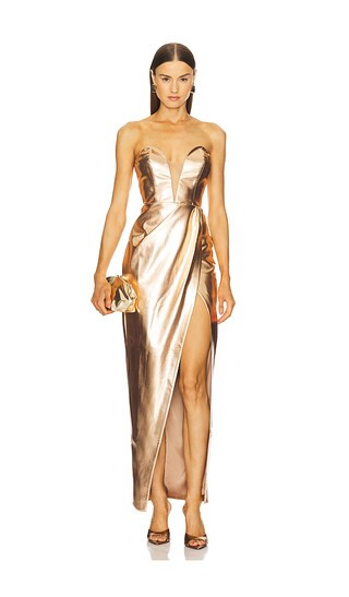 x REVOLVE Jake Gown in Bronze | Revolve Clothing (Global)