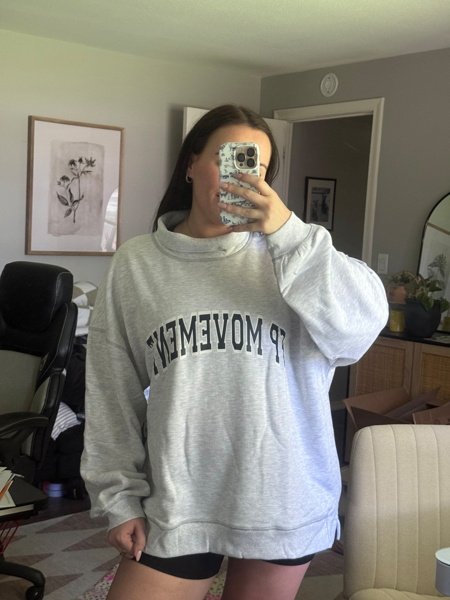 Mock neck pullover from FP Movement 💙

#LTKActive #LTKMidsize #LTKStyleTip
