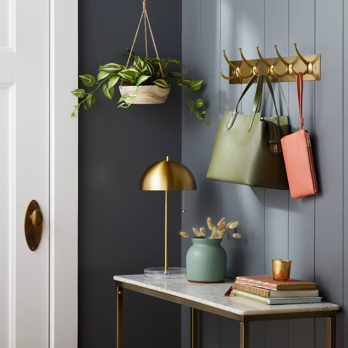 New Traditional 5 Hooks Rail Gold - Threshold™ | Target