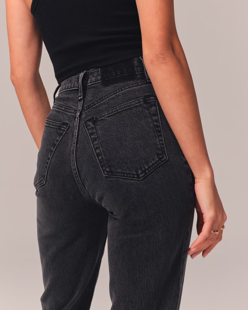 Women's Ultra High Rise 90s Straight Jean | Women's Bottoms | Abercrombie.com | Abercrombie & Fitch (US)