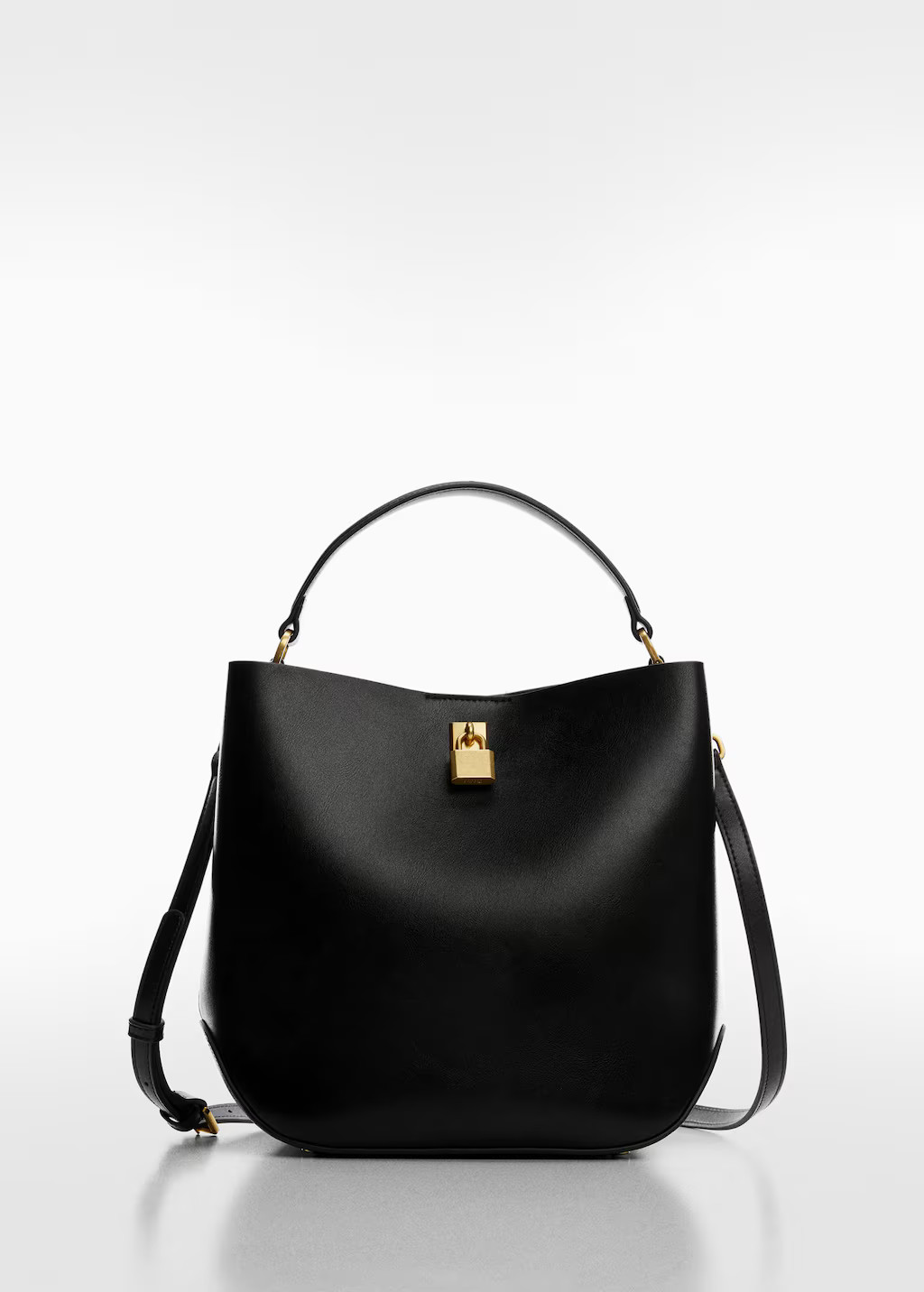 Padlock shopper bag -  Women | Mango USA | MANGO (US)