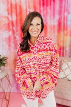 All About Aztec Bright Shacket | Jules & James Boutique