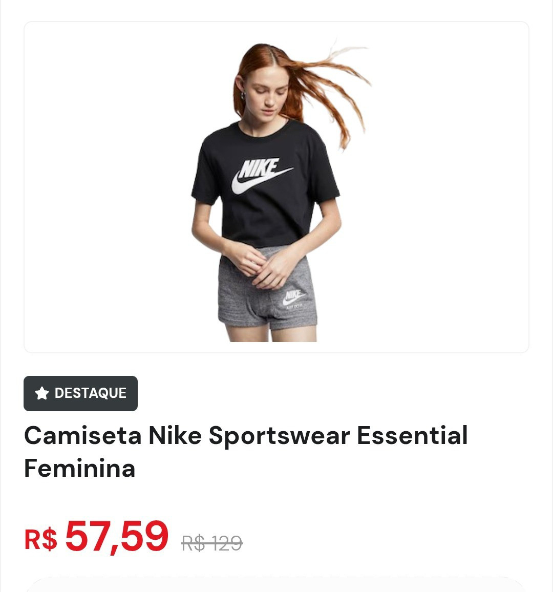Camiseta Nike sportSwears feminina 

#LTKbrasil #LTKpromo #LTKfitness