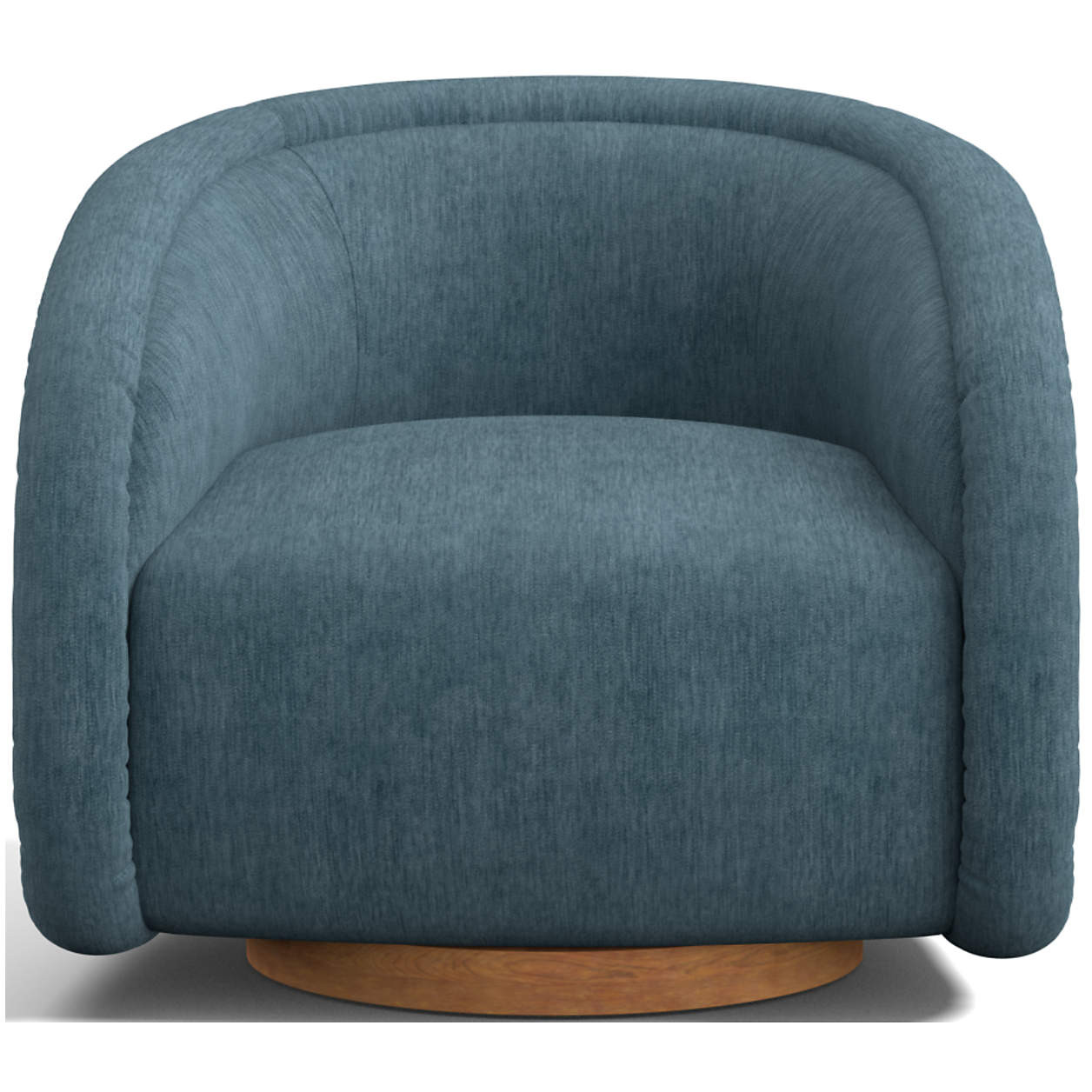Medoc Swivel Chair + Reviews | Crate & Barrel | Crate & Barrel