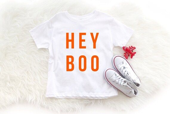 Halloween Boo Shirt  Hey Boo Kids Shirt  Kids Halloween | Etsy | Etsy (US)