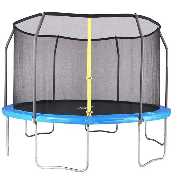 Airzone 12' Trampoline, with Enclosure, Blue | Walmart (US)